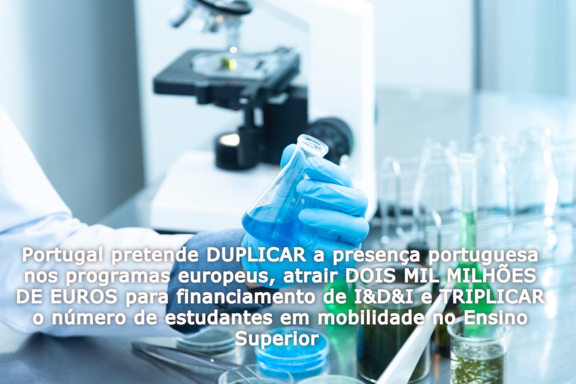 Estratégia para reforçar a participação nacional nos programas europeus nas áreas da Investigação e Inovação, Erasmus+, Espaço e Digital 